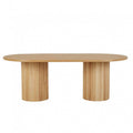 Benjamin Ripple Dining Table Natural 2200mm