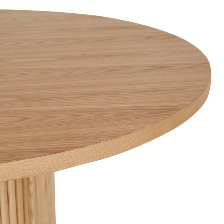 Benjamin Ripple Round Dining Table Natural 1200mm