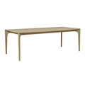 Huxley Curve Dining Table 2200mm Natural