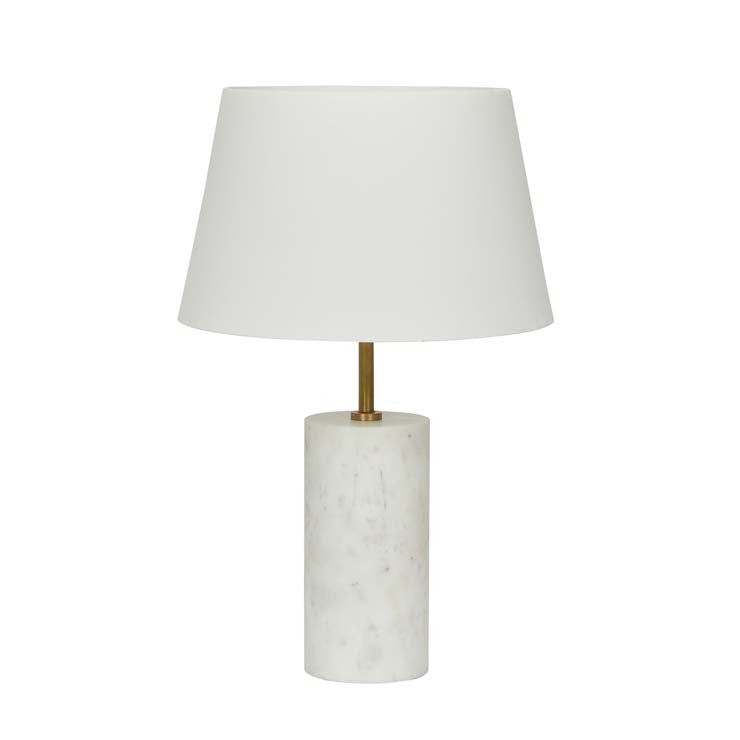 Easton Marble Table Lamp White