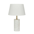 Easton Marble Table Lamp White