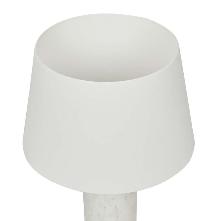 Easton Marble Table Lamp White