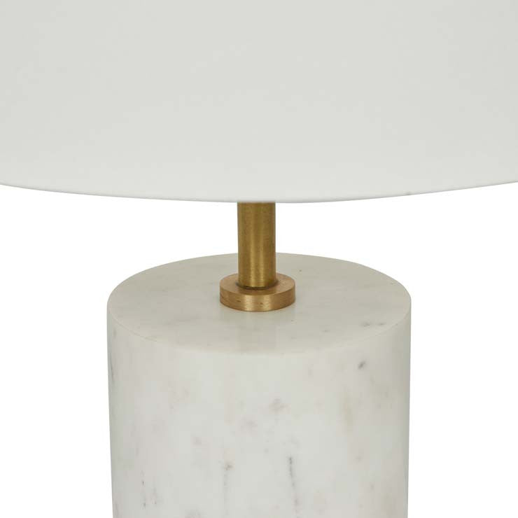 Easton Marble Table Lamp White