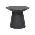 Livorno Round Side Table Black Speckle