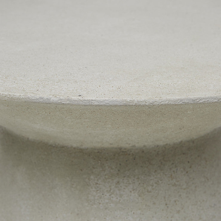 Livorno Round Side Table Grey Speckle