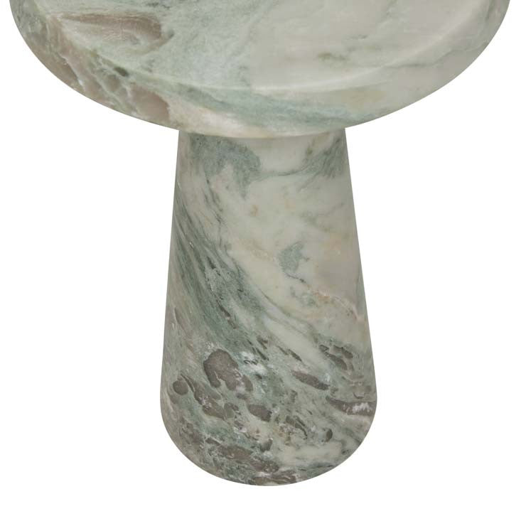 Rufus Contour Marble Side Table Onyx
