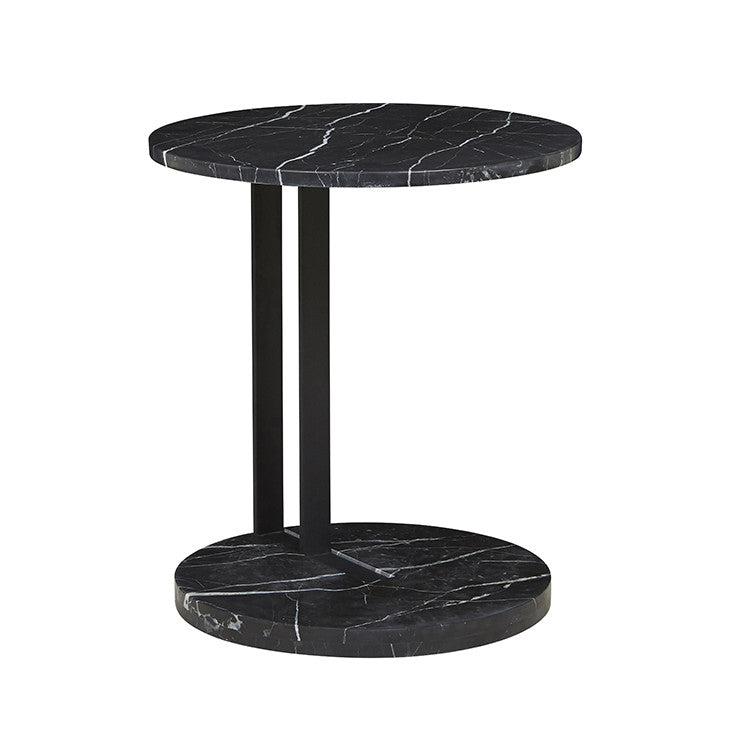Amara Linear Side Table Black