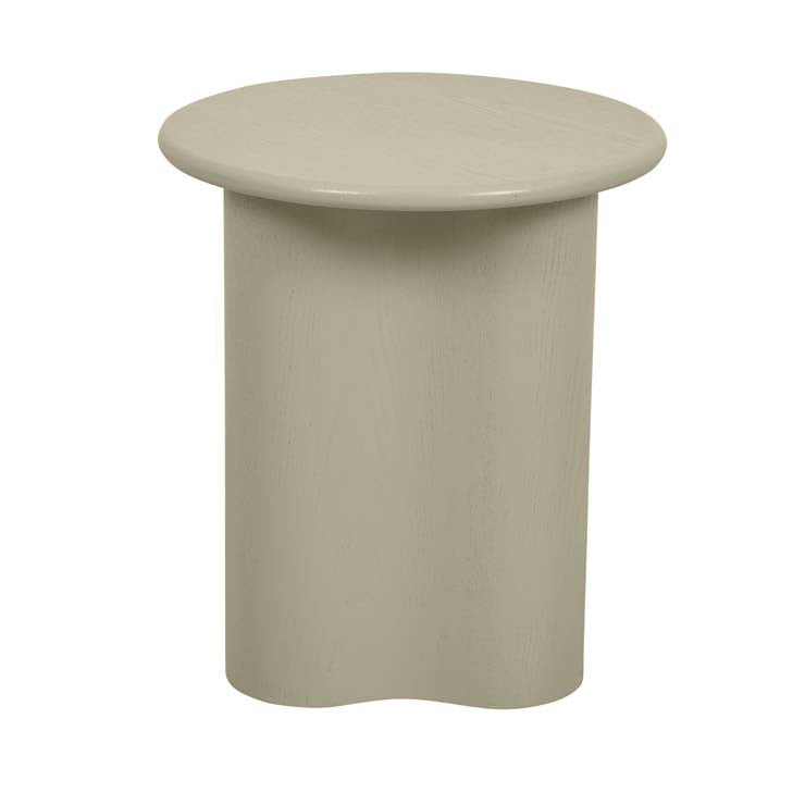 Artie Wave Side Table Putty