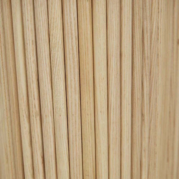Artie Wave Ripple Side Table Natural