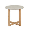 Camille Side Table White Marble
