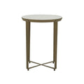 Ophelia Side Table White Marble