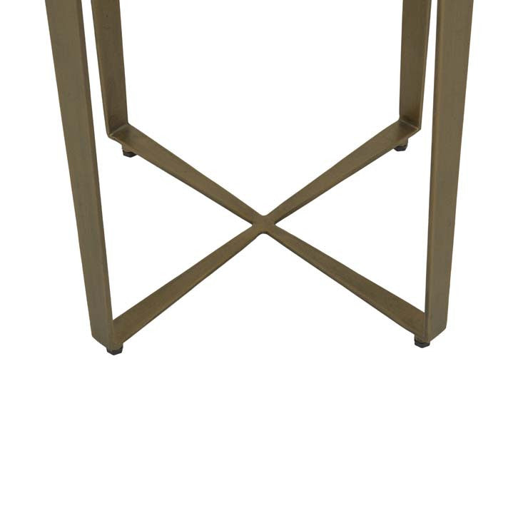 Ophelia Side Table White Marble