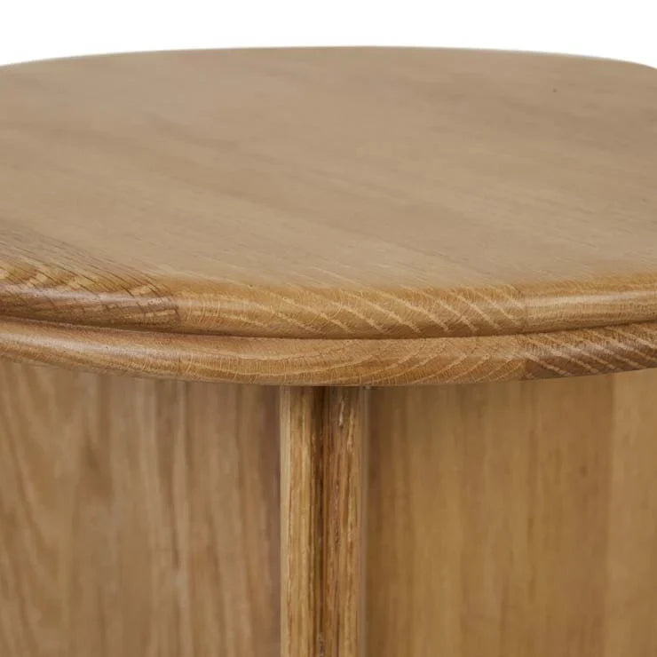 Solstice Slice Side Table New Oak