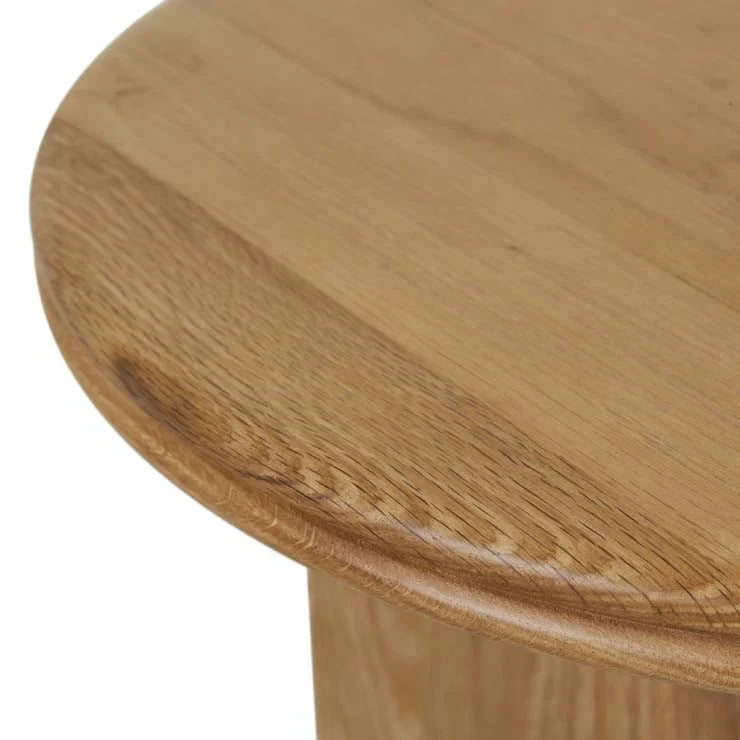 Solstice Slice Side Table New Oak