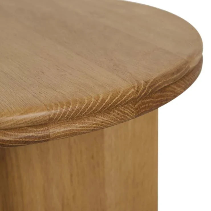 Solstice Slice Side Table New Oak