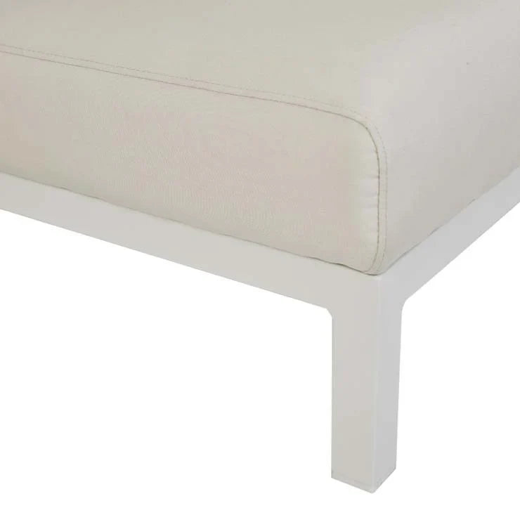 Aruba Rounded Sunbed Canvas