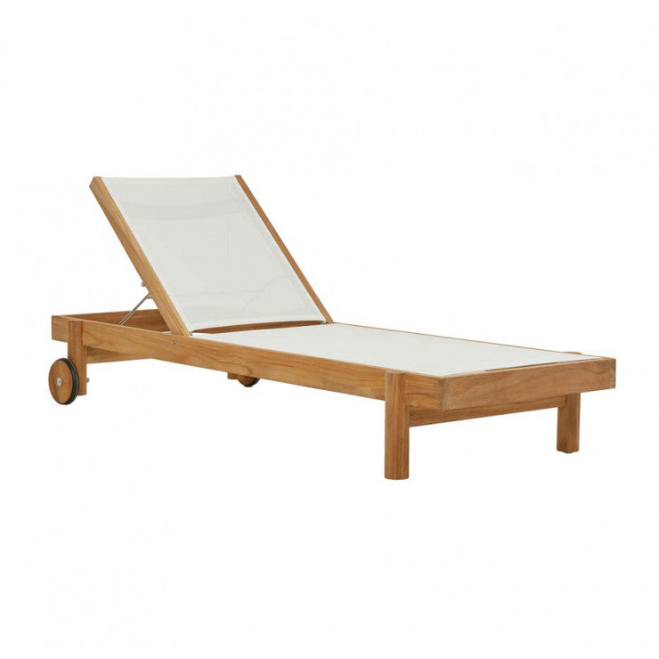 Cannes Sling Sunbed Snow