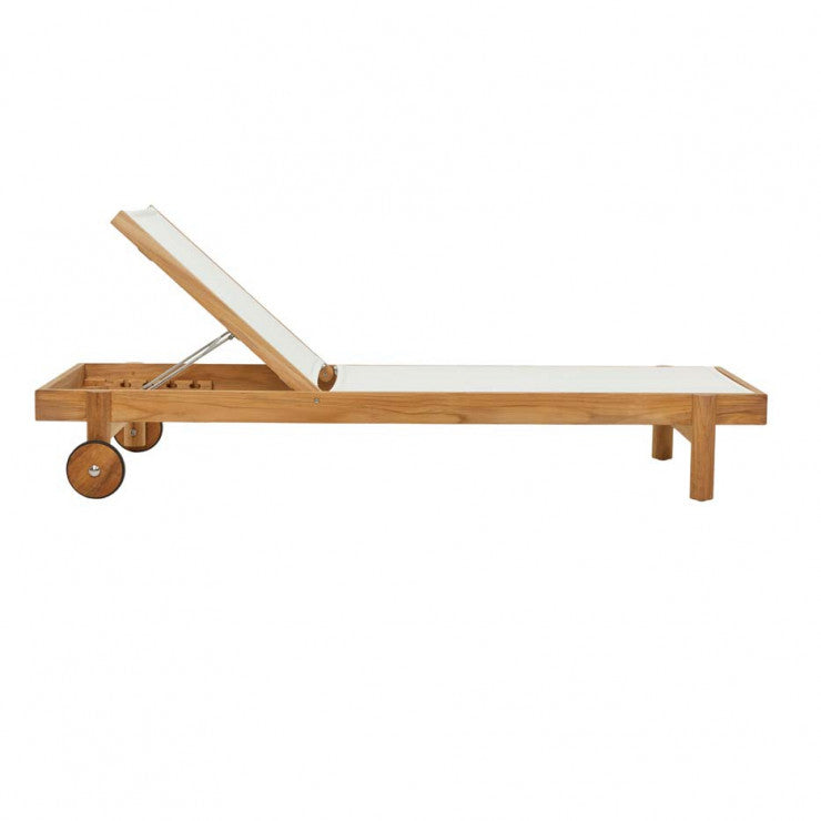Cannes Sling Sunbed Snow