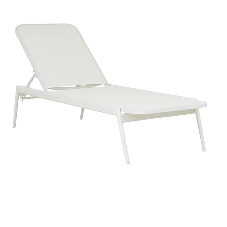 Portsea Classic Sunbed White