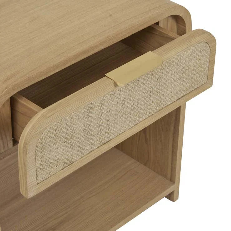 Chloe Arc Bedside Natural Ash