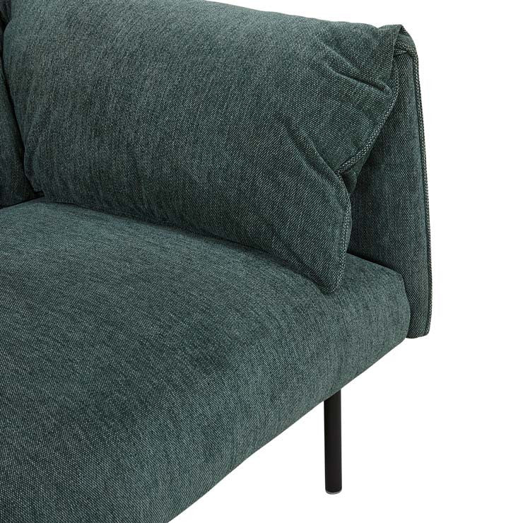 Felix Fold Three Seater Sofa Evergreen
