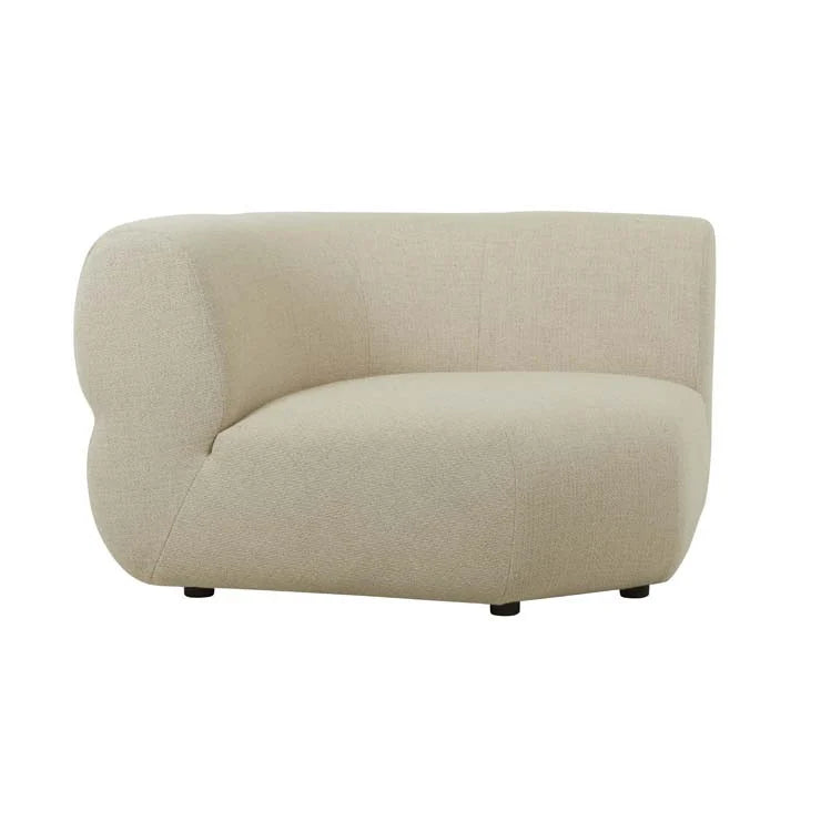 Juno Cloud Corner Sofa Cashew Tweed