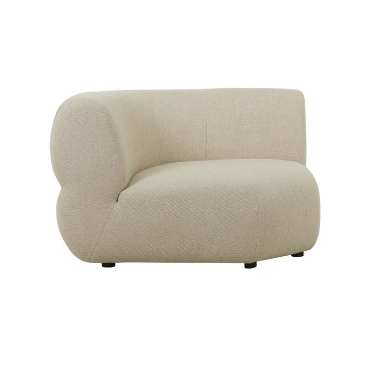 Juno Cloud Corner Sofa Cashew Tweed