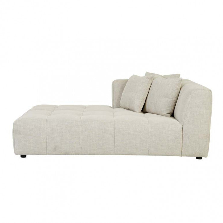 Sidney Slouch Left Chaise Barley