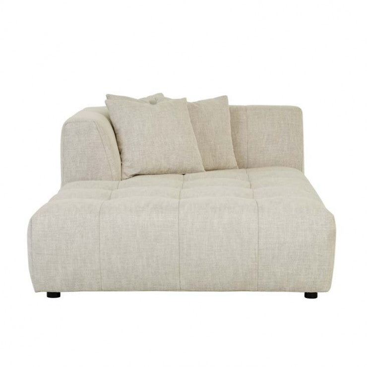 Sidney Slouch Left Chaise Barley