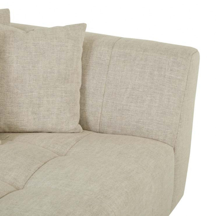 Sidney Slouch Left Chaise Barley