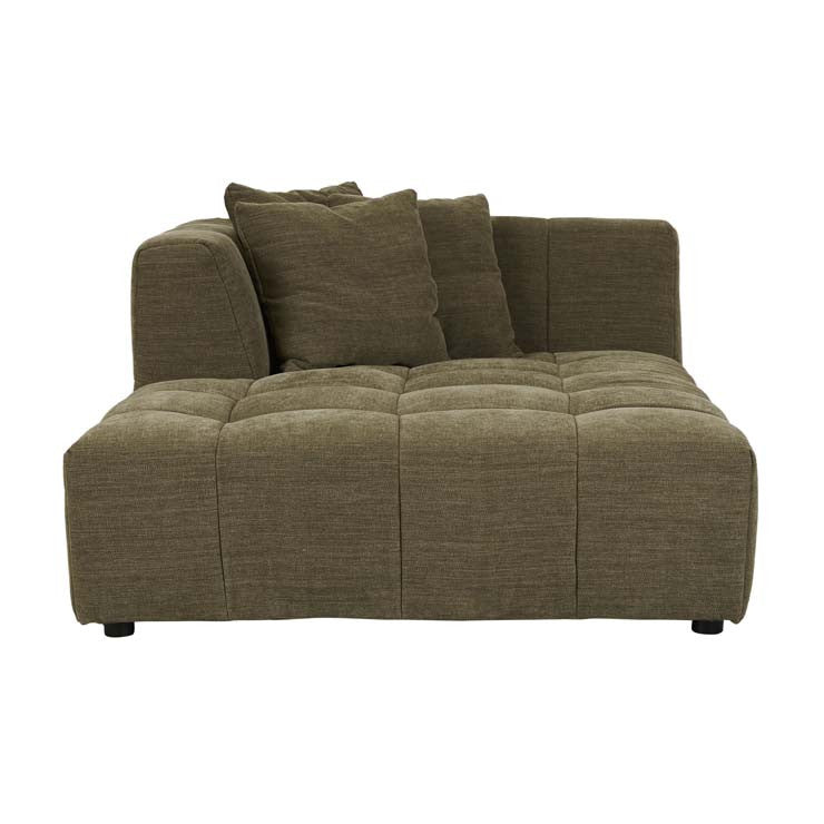 Sidney Slouch Left Chaise Copeland Olive