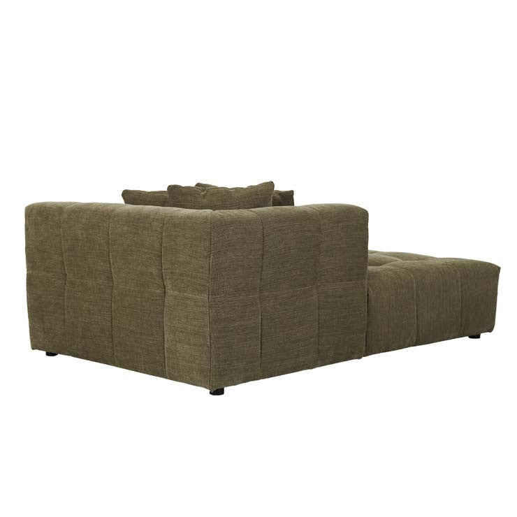 Sidney Slouch Left Chaise Copeland Olive