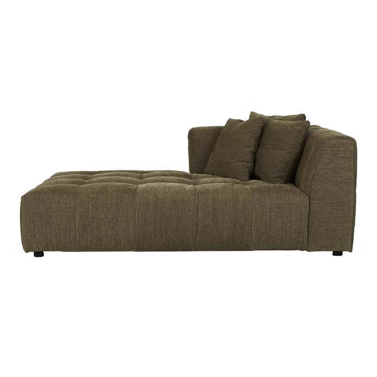 Sidney Slouch Left Chaise Copeland Olive