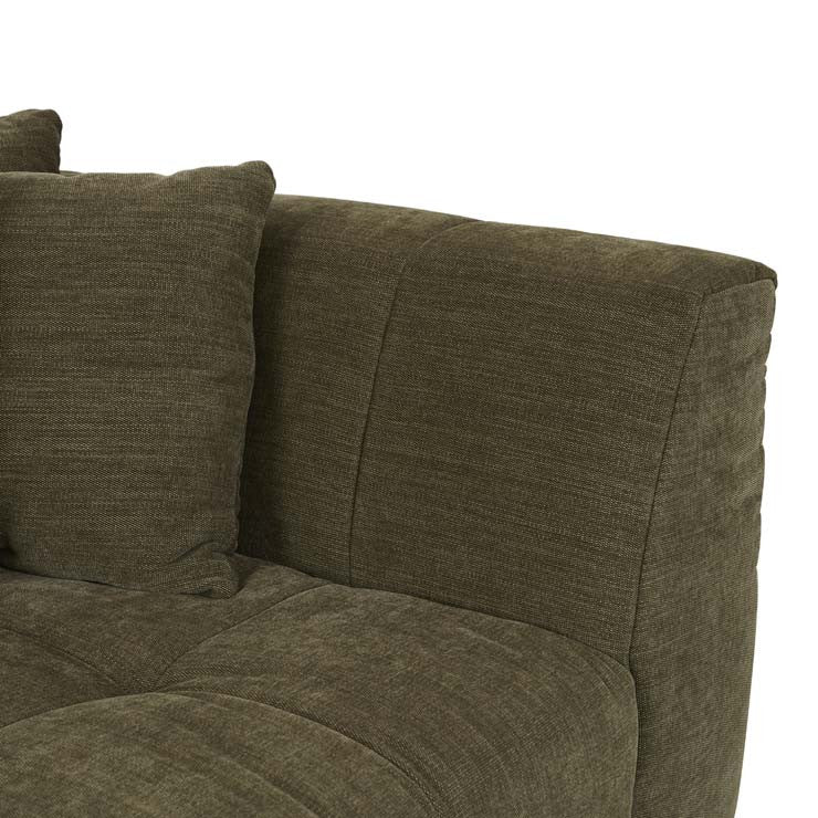 Sidney Slouch Left Chaise Copeland Olive
