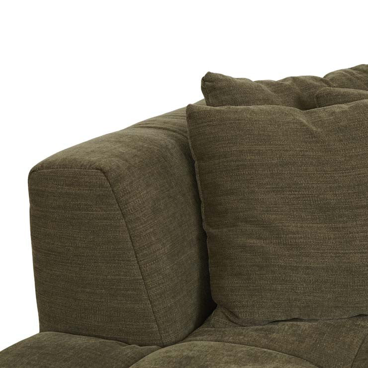 Sidney Slouch Left Chaise Copeland Olive
