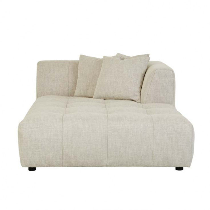 Sidney Slouch Right Chaise Barley
