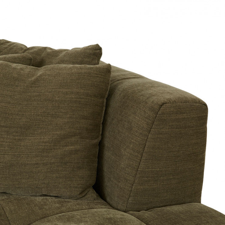 Sidney Slouch Right Chaise Copeland Olive