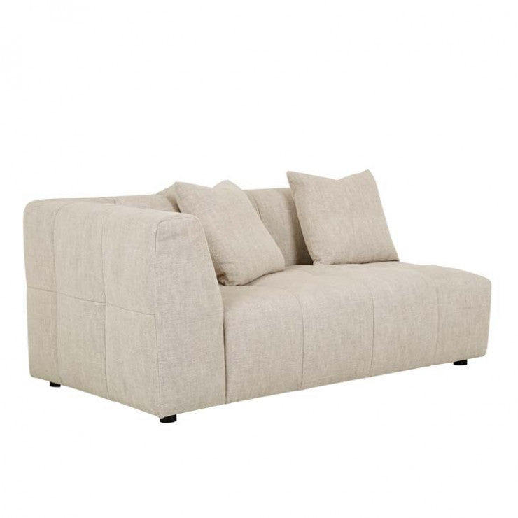 Sidney Slouch Left Arm Sofa Barley