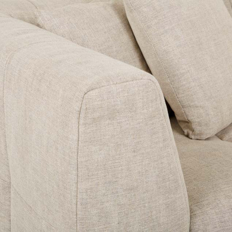 Sidney Slouch Left Arm Sofa Barley