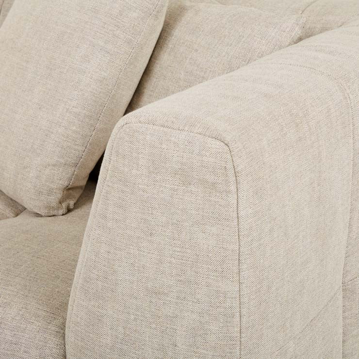 Sidney Slouch Right Arm Sofa Barley