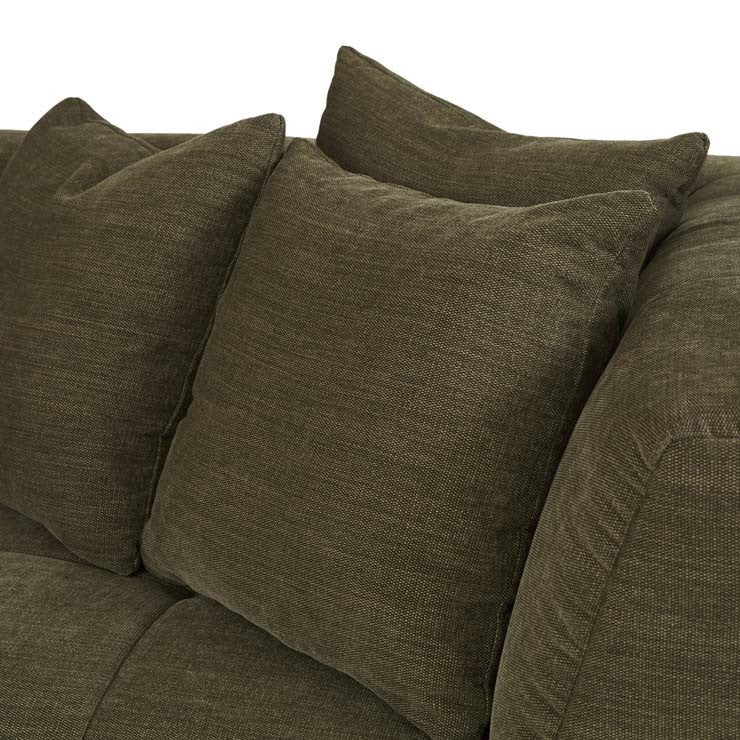 Sidney Slouch Right Arm Sofa Copeland Olive