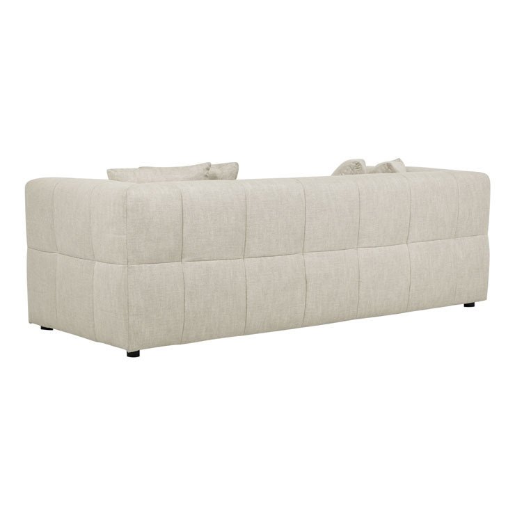 Sidney Slouch Three Seater Sofa Barley