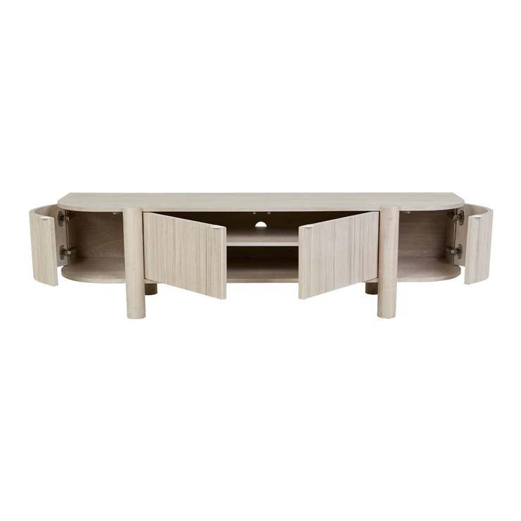 Artie Ripple Entertainment Unit Whitewash