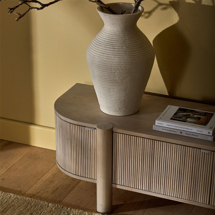 Artie Ripple Entertainment Unit Whitewash