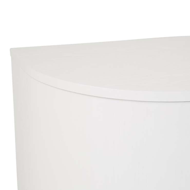 Oberon Crescent Entertainment Unit White 1800mm