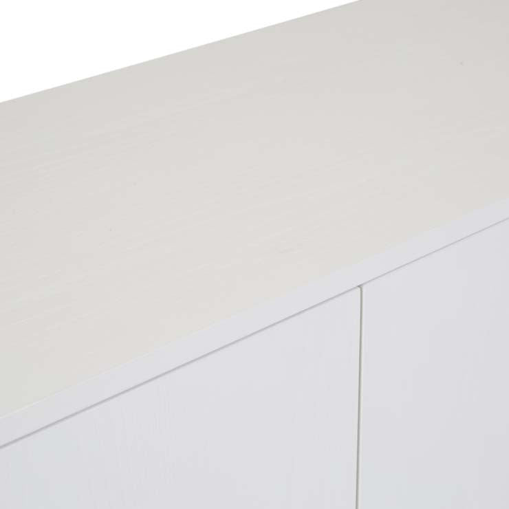 Oberon Crescent Entertainment Unit White 1800mm